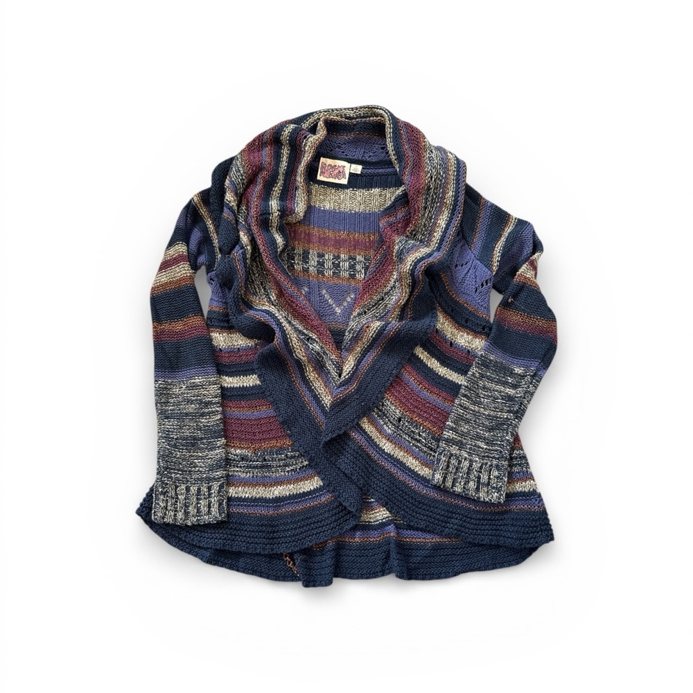 Anthropologie Elegant Striped Women's Cardigan